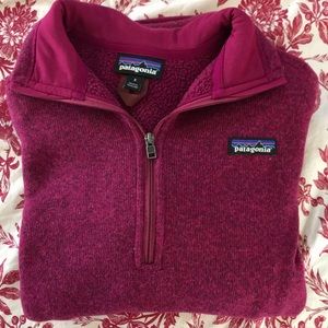 patagonia womens better sweater 1/4 zip up fleece